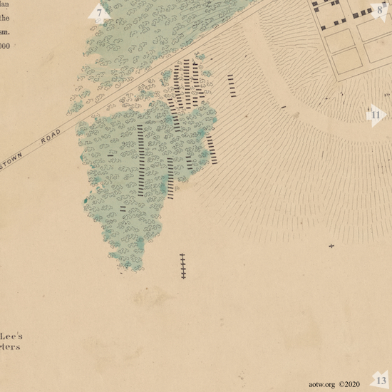 Burial Map: click on a highlighted area for more information