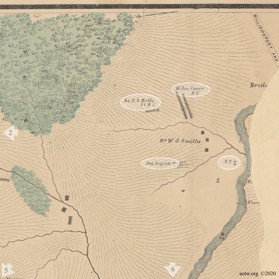 Burial Map: click on a highlighted area for more information